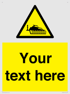 Custom warning grounding cruiser on lock cill